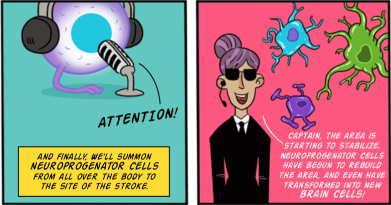 cartoon of stroke of genius page 7