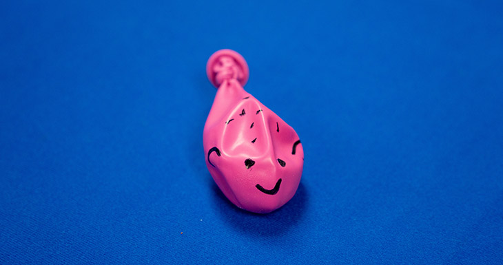 Use a marker to decorate your balloon