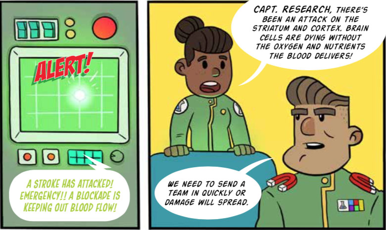 cartoon of stroke of genius page 1