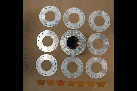 Flat stacking animation