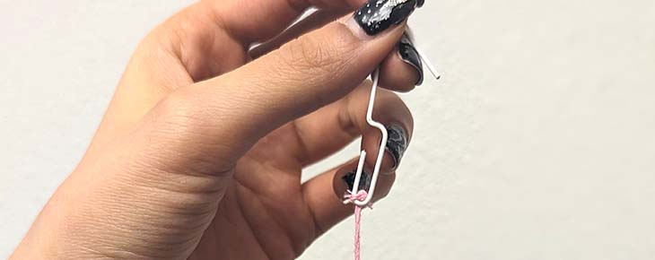 Make the hook for the ornament